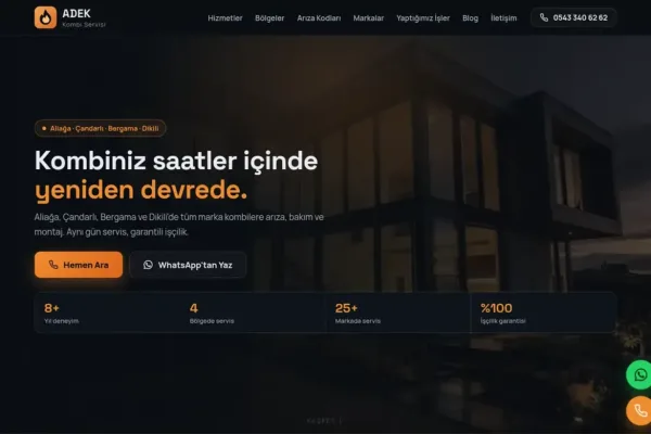 Aliağa Kombi Servisi